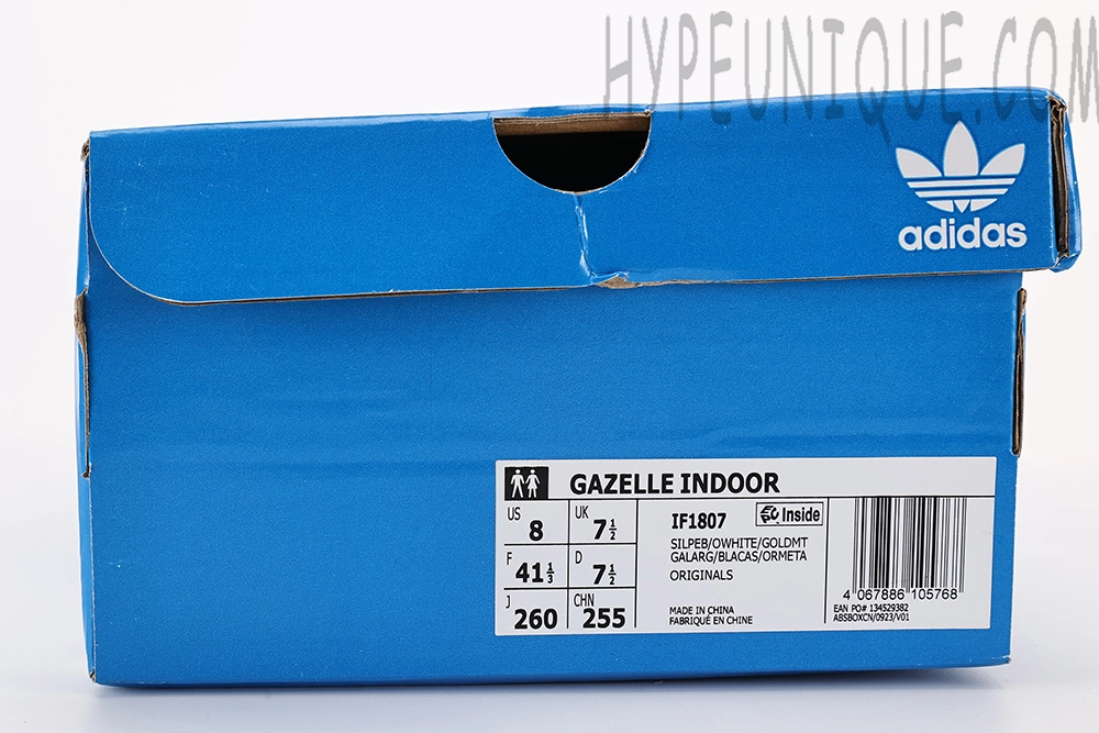 Ad*s gazelle indoor ‘grey white’ if1807