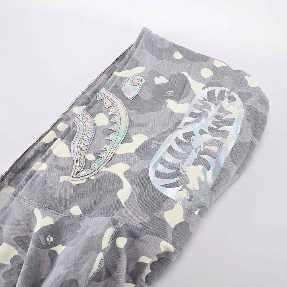 bape city camo shark full zip hoodie mens reps