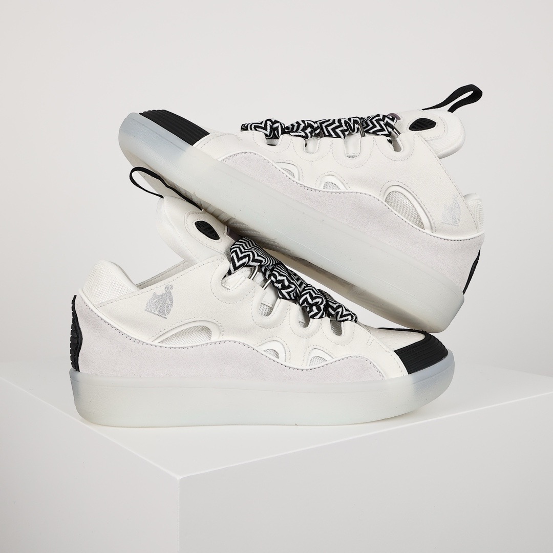 lanvin curb sneakers ‘white transparent’