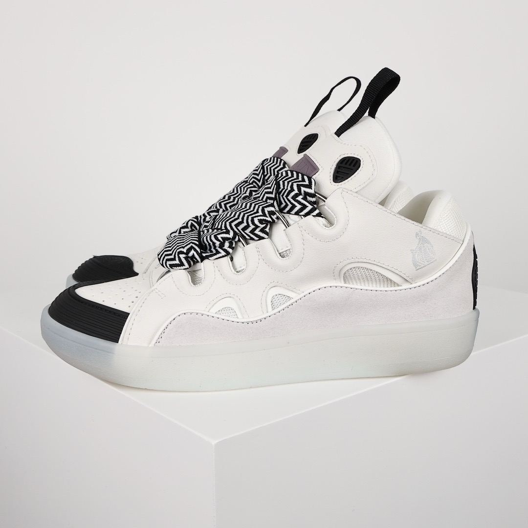 lanvin curb sneakers ‘white transparent’