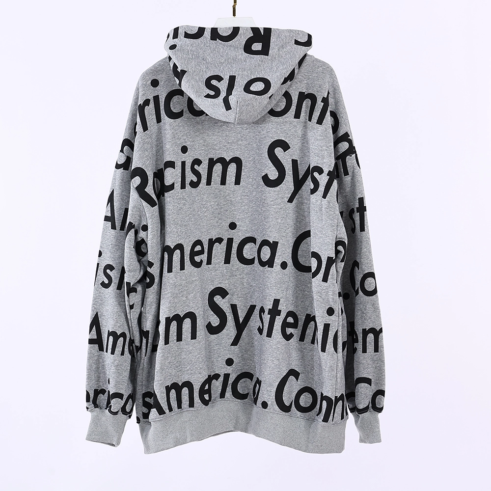 denim tears x arthur jafa systemic racism controls america zip up hoodie