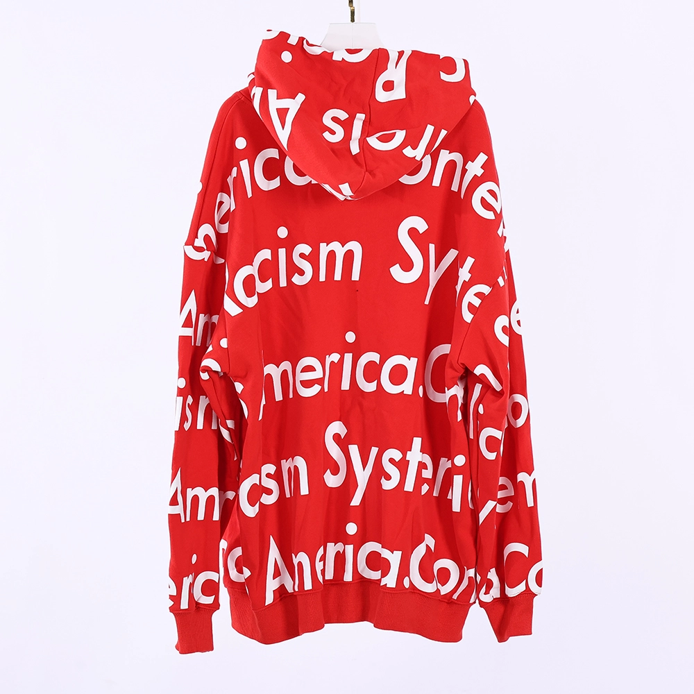 denim tears x arthur jafa systemic racism controls america zip up hoodie