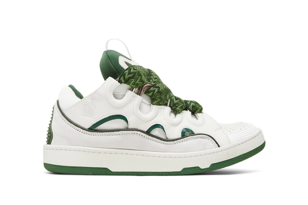 lanvin curb sneakers ‘white khaki’