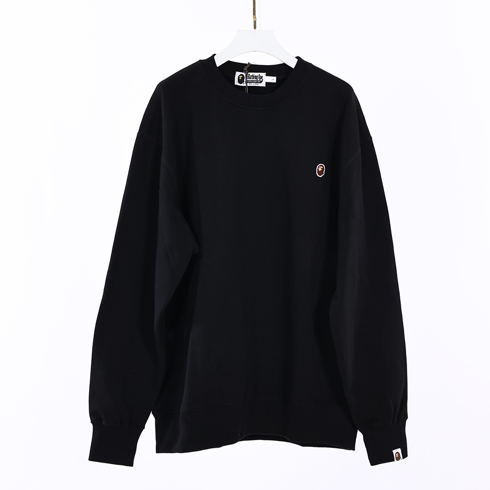 bape ape head one point relaxed fit crewneck (ss23)