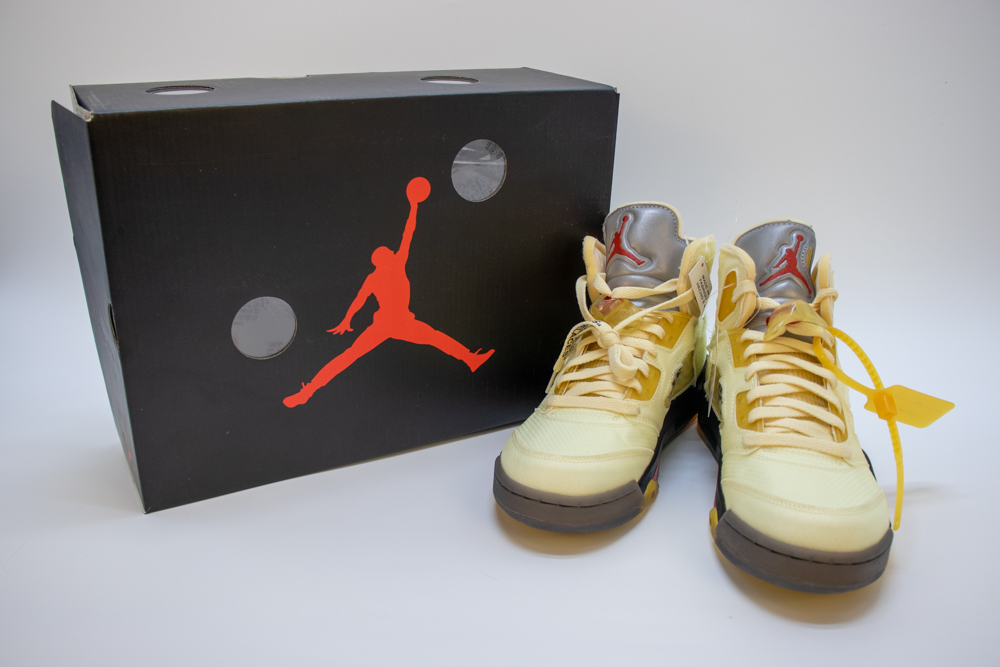 off-white x air jordan 5 sail replicas